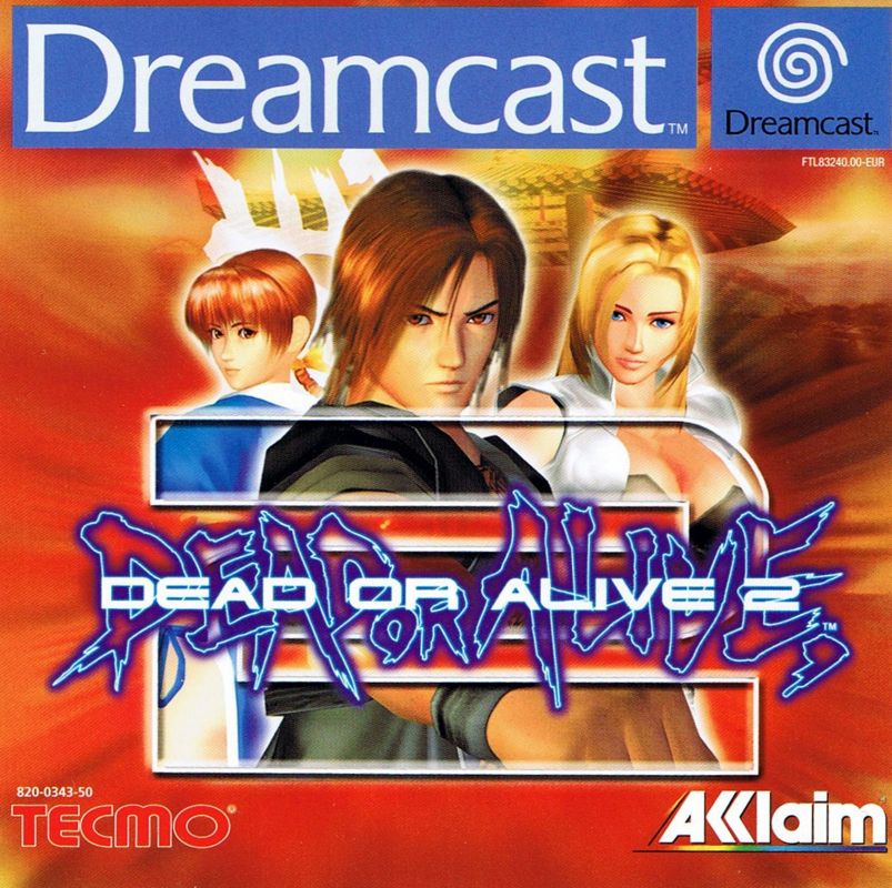 Dead or Alive 2 box art for Sega Dreamcast